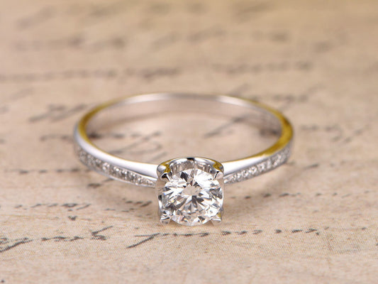 5mm-round-cut-moissanite-engagement-ring-14k-white-gold-half-eternity-diamond-band-solitaire