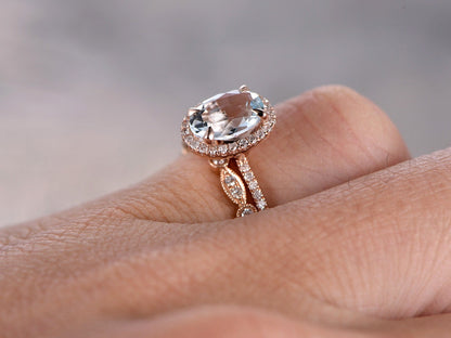 6x8mm-oval-cut-aquamarine-engagement-ring-set-2pcs-diamond-halo-half-eternity-art-deco-matching-band