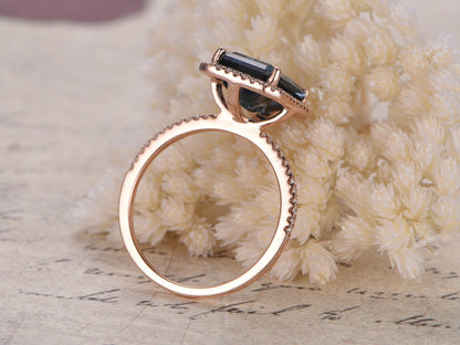 8x10mm-emerald-cut-london-blue-topaz-engagement-ring-14k-rose-gold-diamond-halo