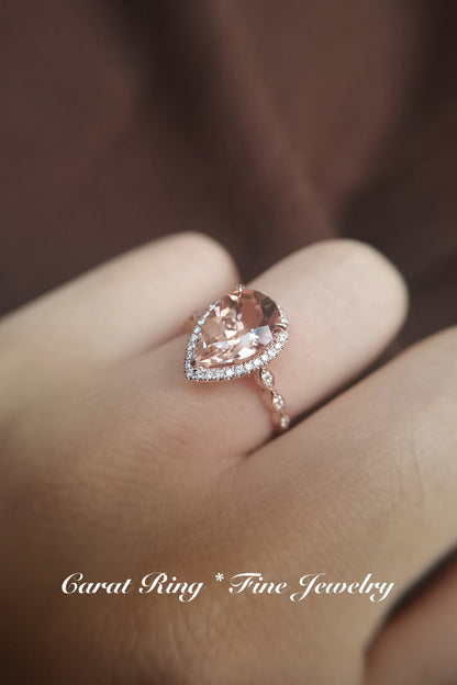 8x12mm-pear-cut-morganite-engagement-ring-rose-gold-morganite-ring-tear-drop-ring-art-deco-marquise-band-bridal-ring-for-her