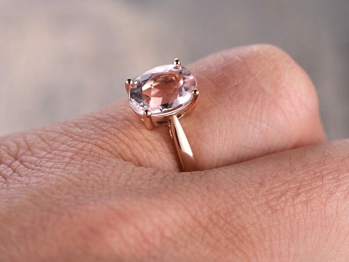 7x9mm-oval-cut-morganite-engagement-ring-14k-rose-gold-solitaire-plain-band