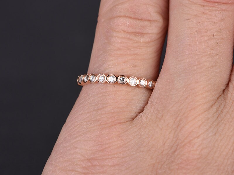 natural-conflict-free-diamonds-wedding-band-14k-rose-gold-half-eternity-twist-design