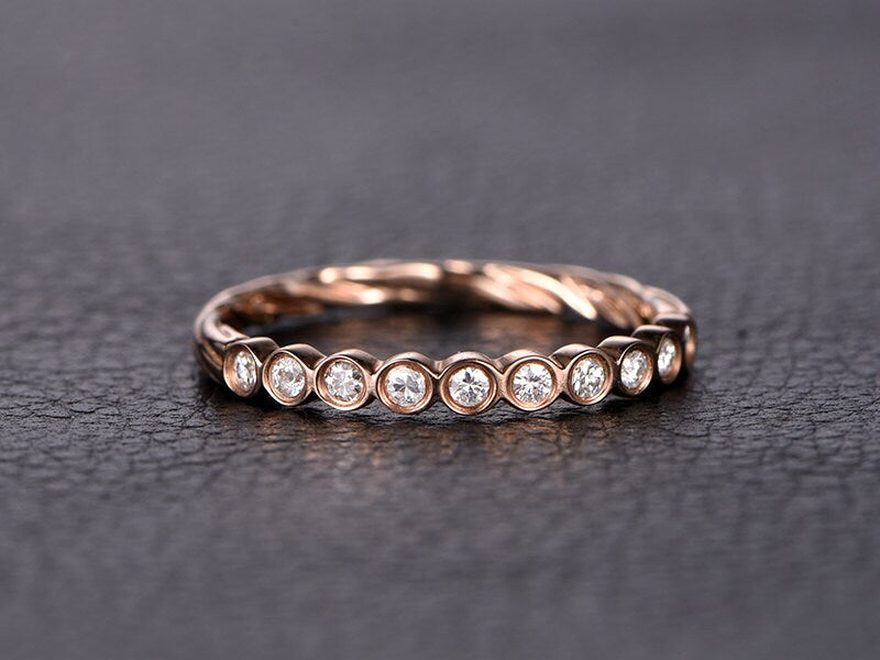 natural-conflict-free-diamonds-wedding-band-14k-rose-gold-half-eternity-twist-design