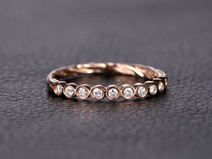 natural-conflict-free-diamonds-wedding-band-14k-rose-gold-half-eternity-twist-design