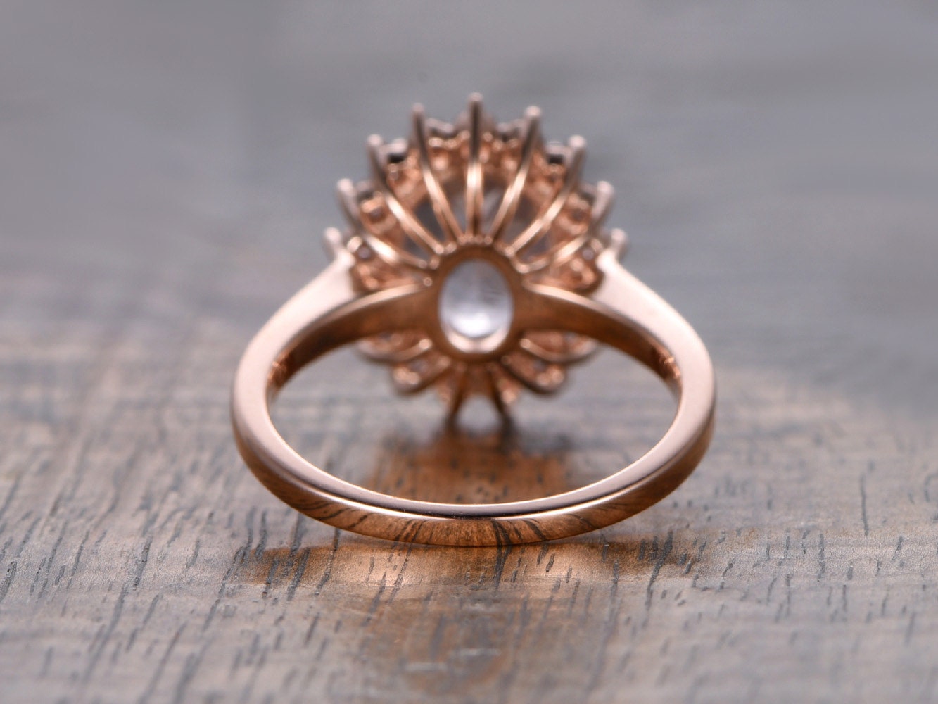 7x9mm-oval-cut-morganite-engagement-ring-14k-rose-gold-halo-diamond-band-floral-design