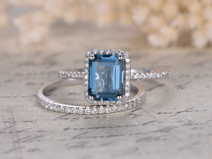 6x8mm-emerald-cut-topaz-engagement-ring-set-2pcs-solid-14k-white-gold-diamond-matching-band