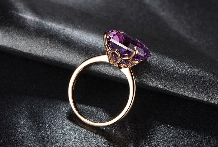 13mm-octagonal-cut-amethyst-engagement-ring-solid-14k-rose-gold-ring-solitaire