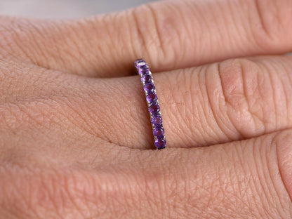amethyst-wedding-band-14k-white-gold-simple-pave-band-design-half-eternity