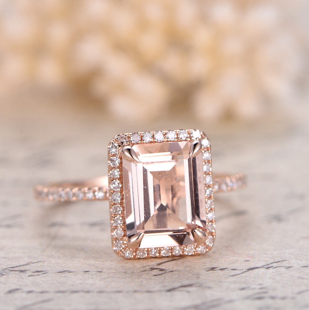 7x9mm-emerald-cut-morganite-engagement-ring-14k-rose-gold-diamond-halo-design